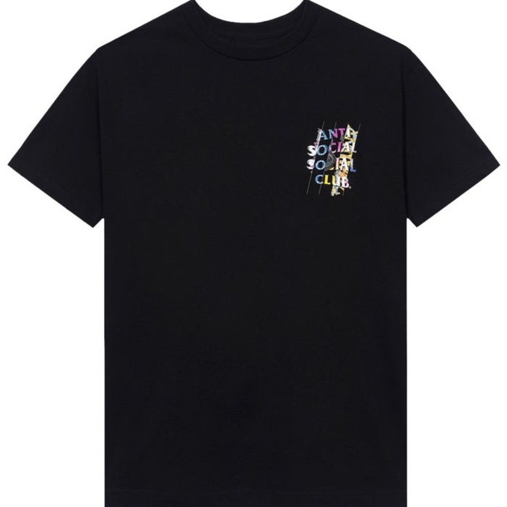 Anti Social Social Club Black Graphic T-Shirt - Picture 2 of 11